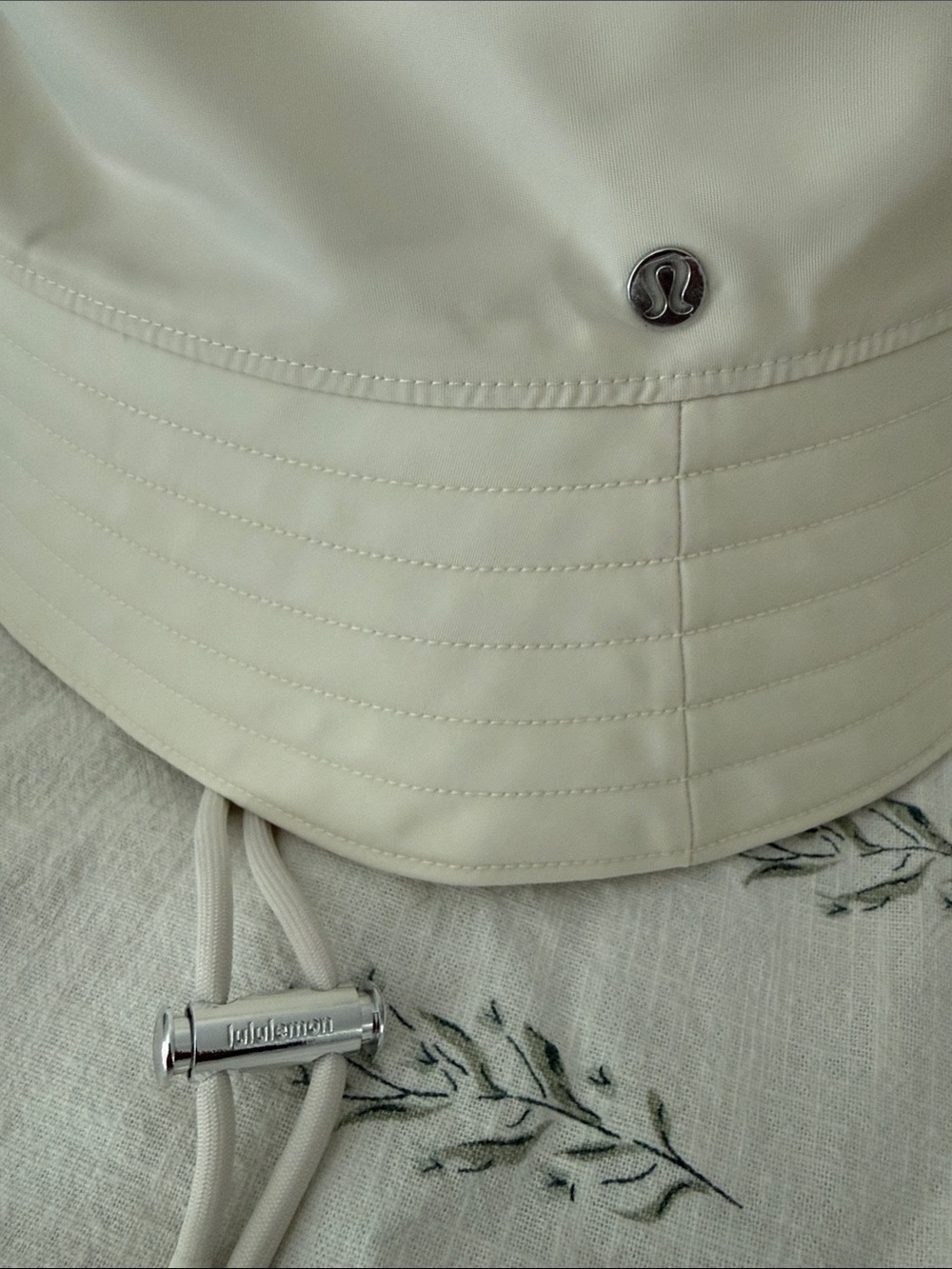 lululemon athletica Nylon Bucket Hat in Cream - Picture 3 of 4